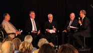 Anekdoten beim Blick zurück - Die früheren Landesgemeindeleiter H. Kramer, E. Möller, M. Tepel und R. Röber im Podiumsgespräch